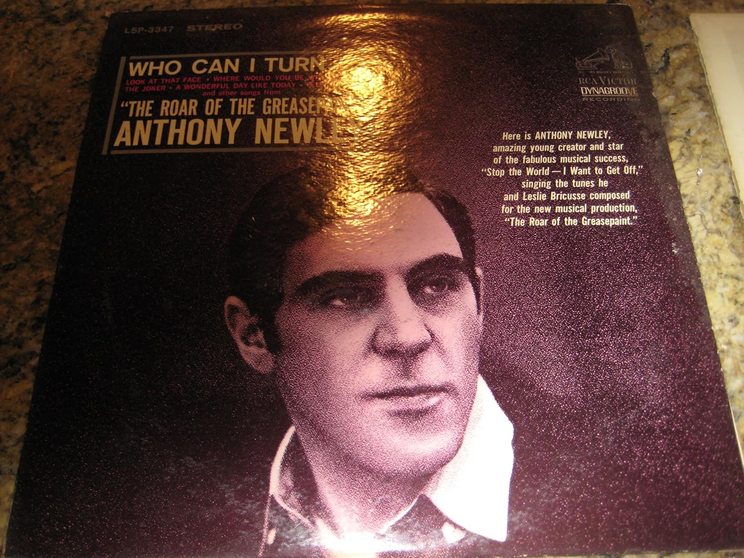 Anthony Newley Who Can I Turn To