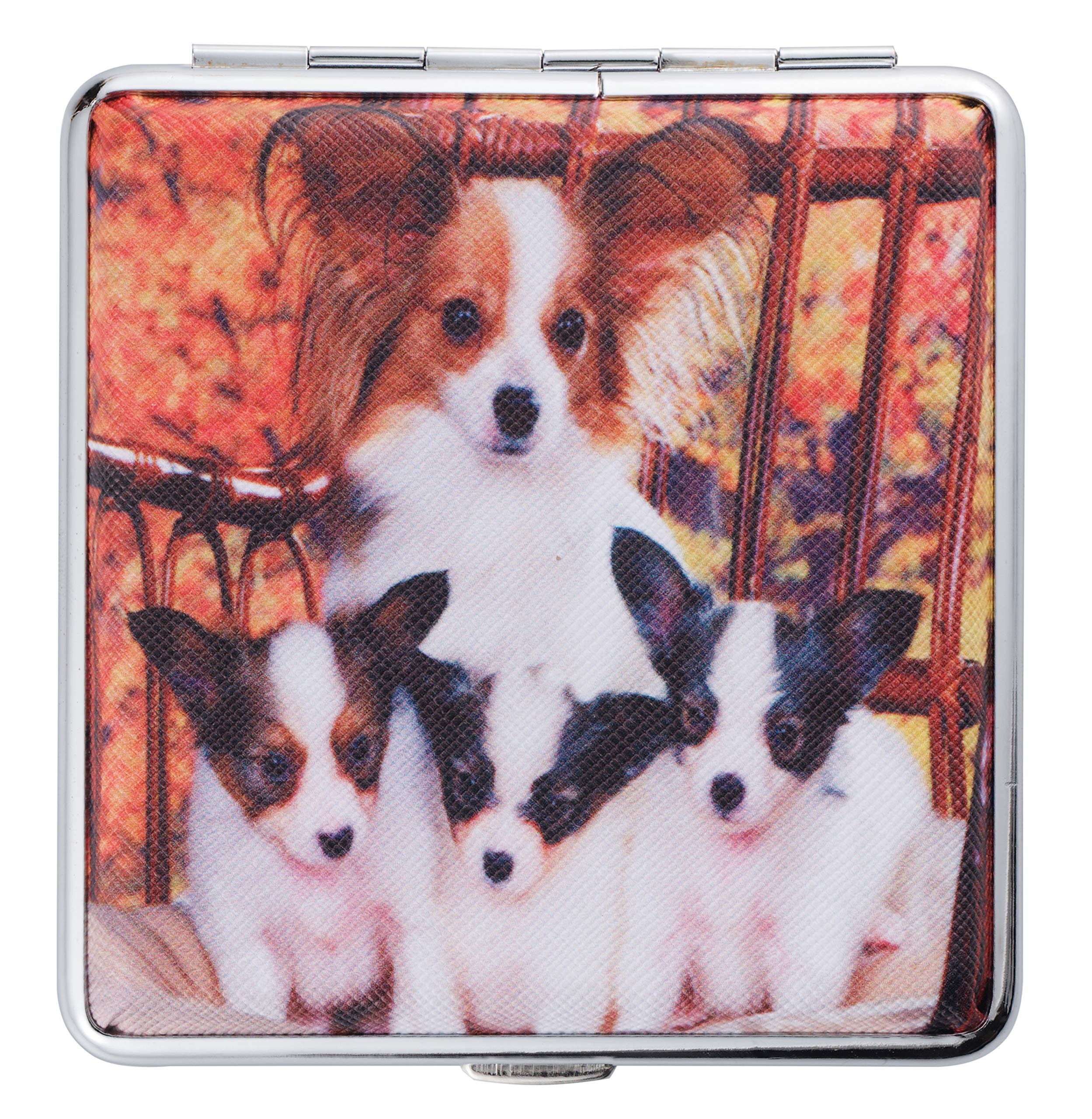 CIGARETTE CASE Dog Puppies Full Size