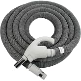 Cen-Tec Systems 94280 30 Ft. Low Voltage Central Vacuum Installed Hose Sock, Light Gray