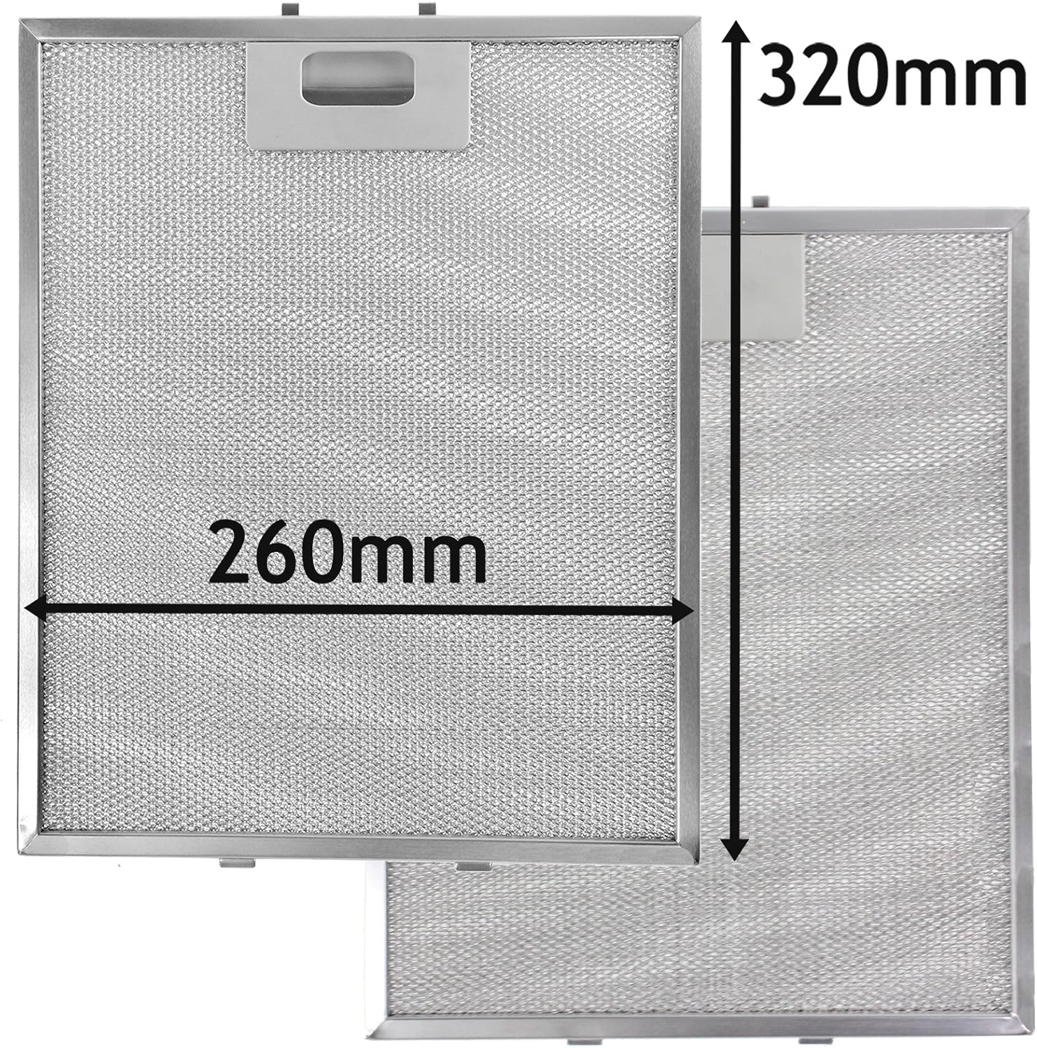 SPARES2GO Metal Mesh Filter for Prima Cooker Hood/Extractor Fan Vent