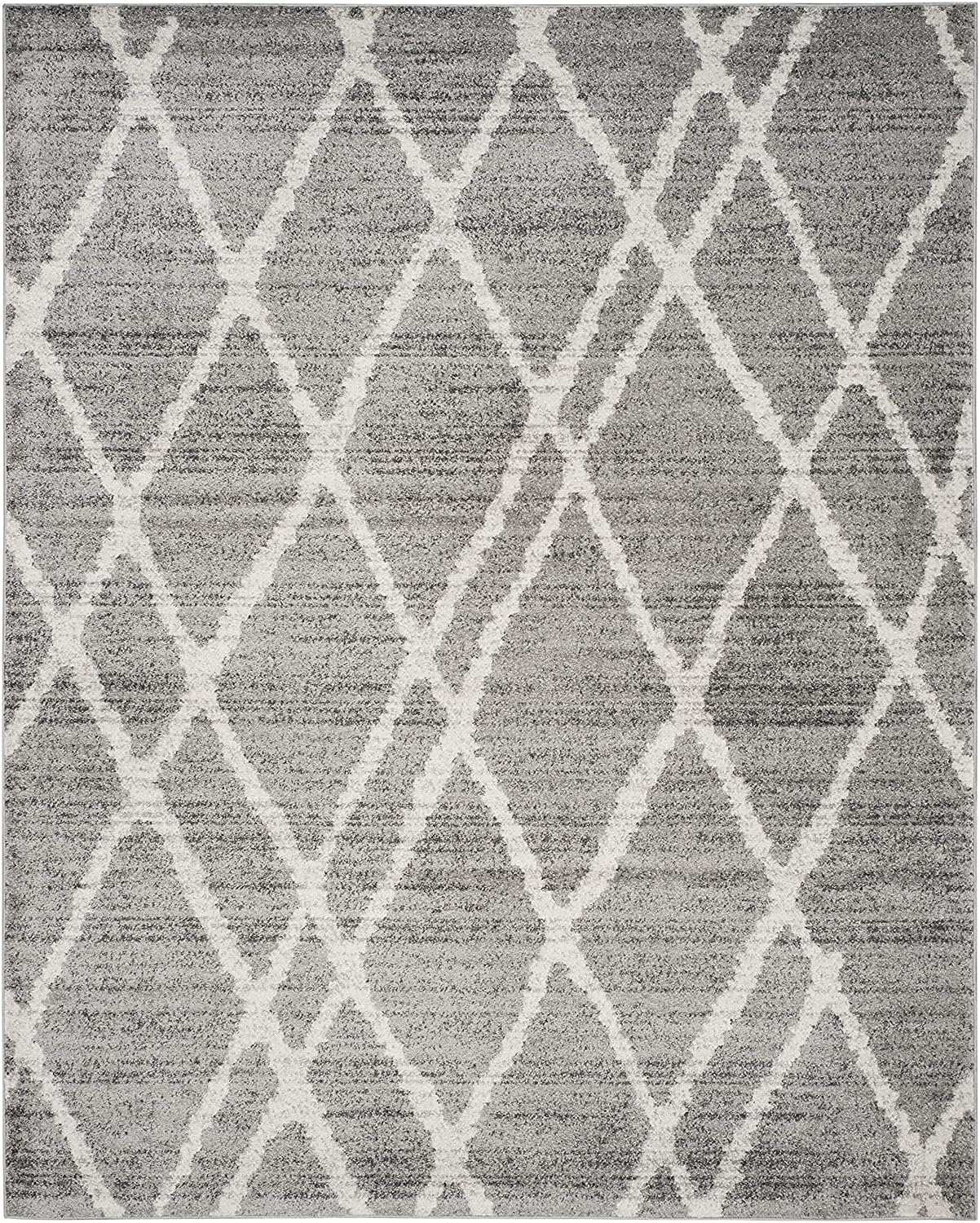 safavieh adirondack area rug on Amazon Com Safavieh Adirondack Collection Adr128b Modern Moroccan Non Shedding Stain Resistant Living Room Bedroom Area Rug 4 X 6 Ivory Silver Furniture Decor