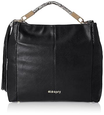 elespry Womens Shoulder Bag (Black) (JG-41411-BK)