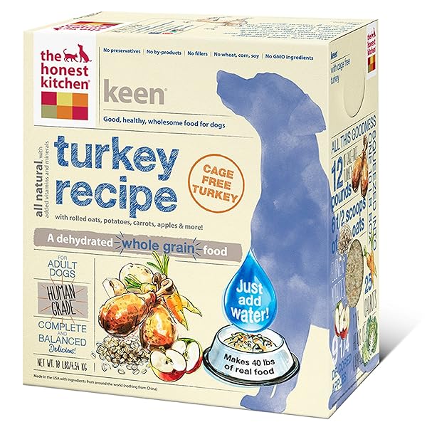 HONEST KITCHEN KEEN: TURKEY AND WHOLE GRAIN DOG FOOD 10 POUND