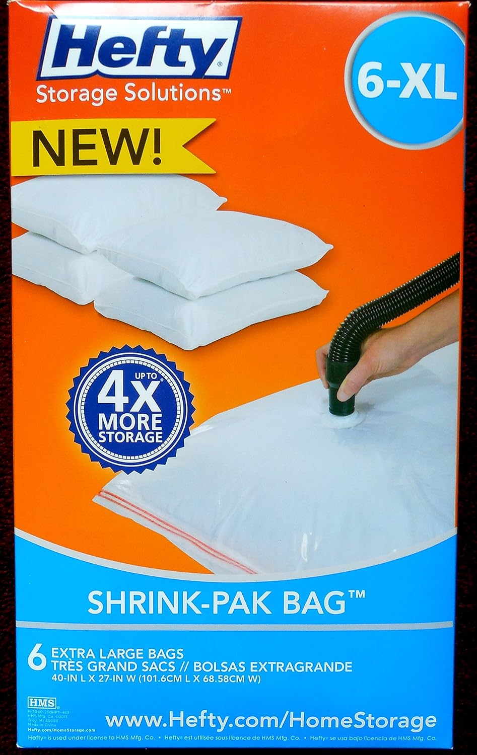 HEFTY Shrink-pak 6-XL