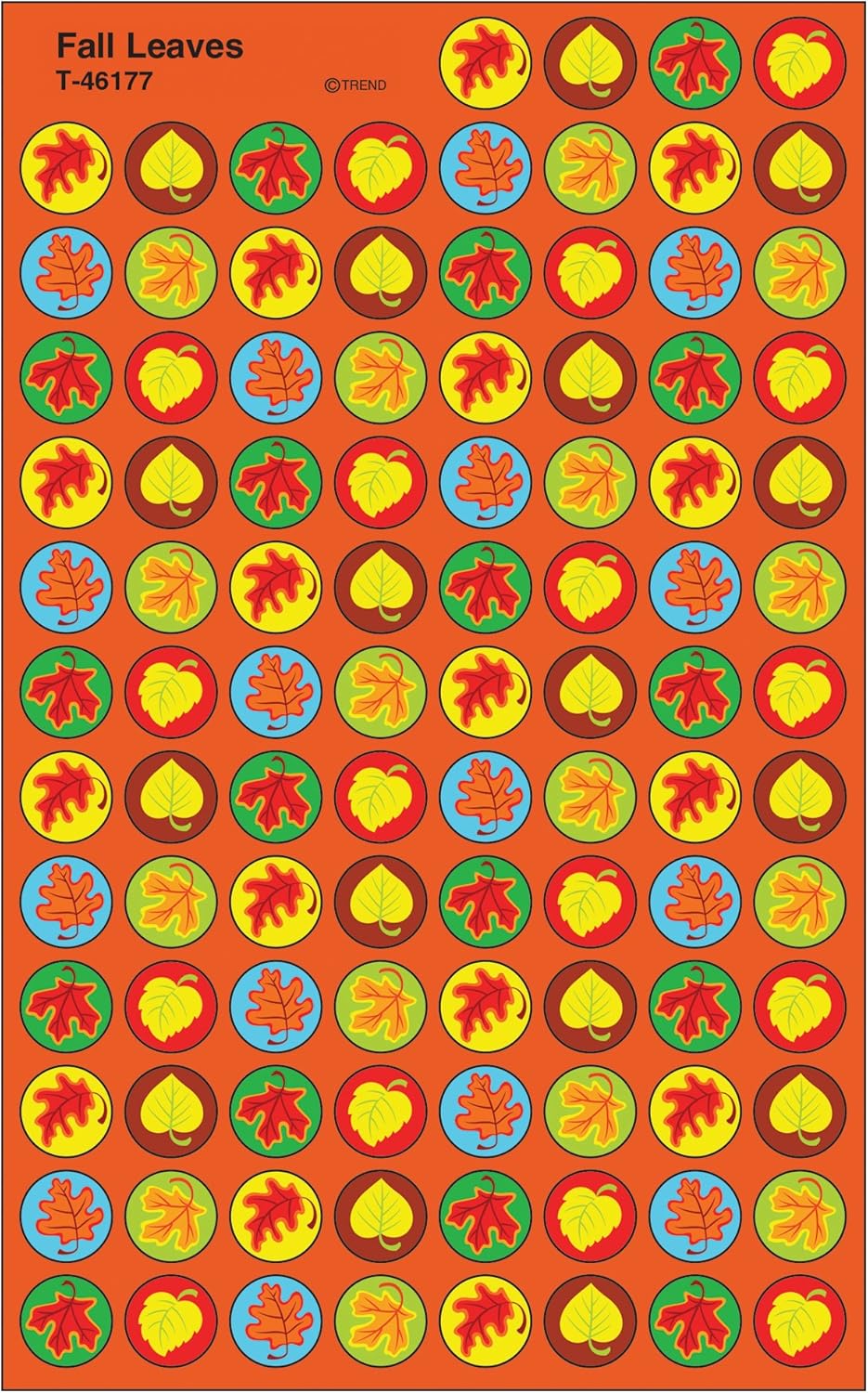Trend Enterprises Inc. Fall Leaves superSpots Stickers, 800 ct