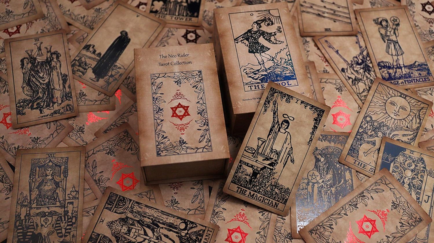 Tarot TAROT CARD PACK 2 a4 sheets trays Foiling Foil Insert Resin