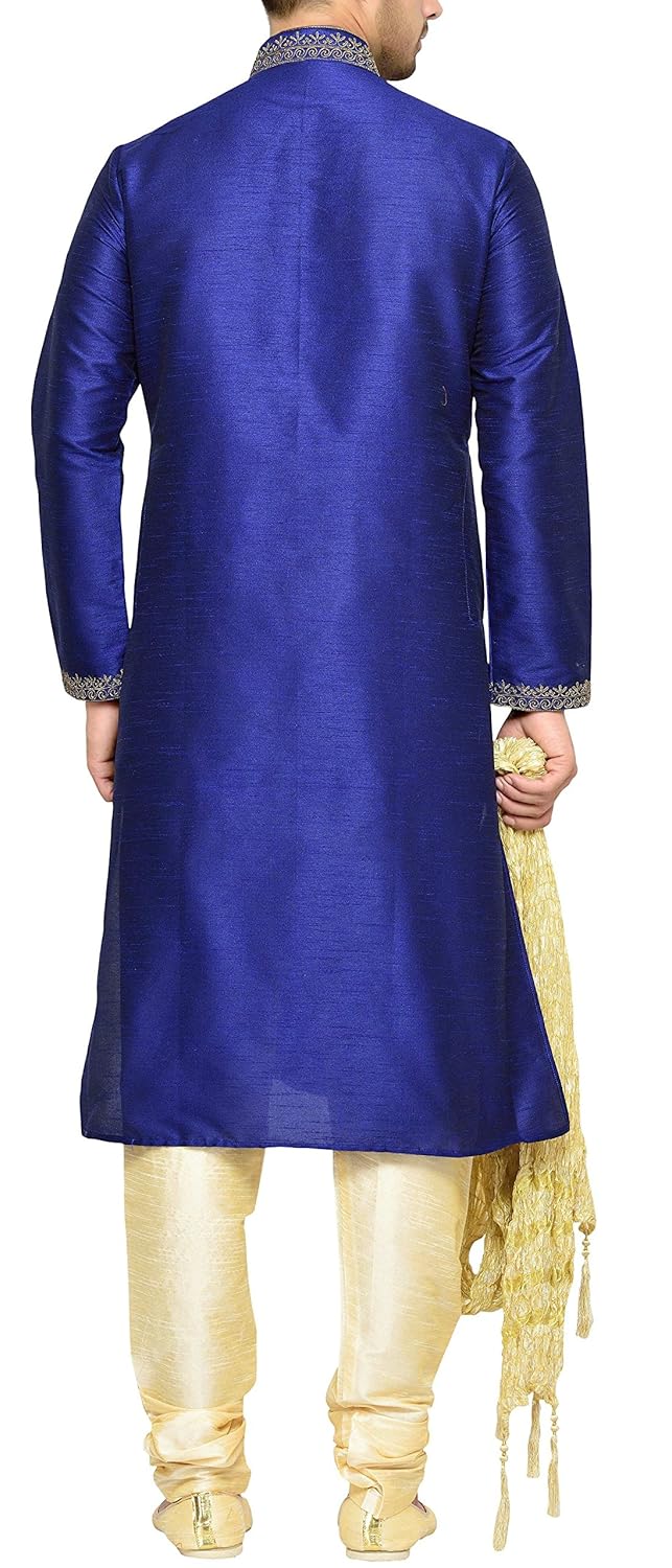 indian poshakh men's bangalore silk sherwani