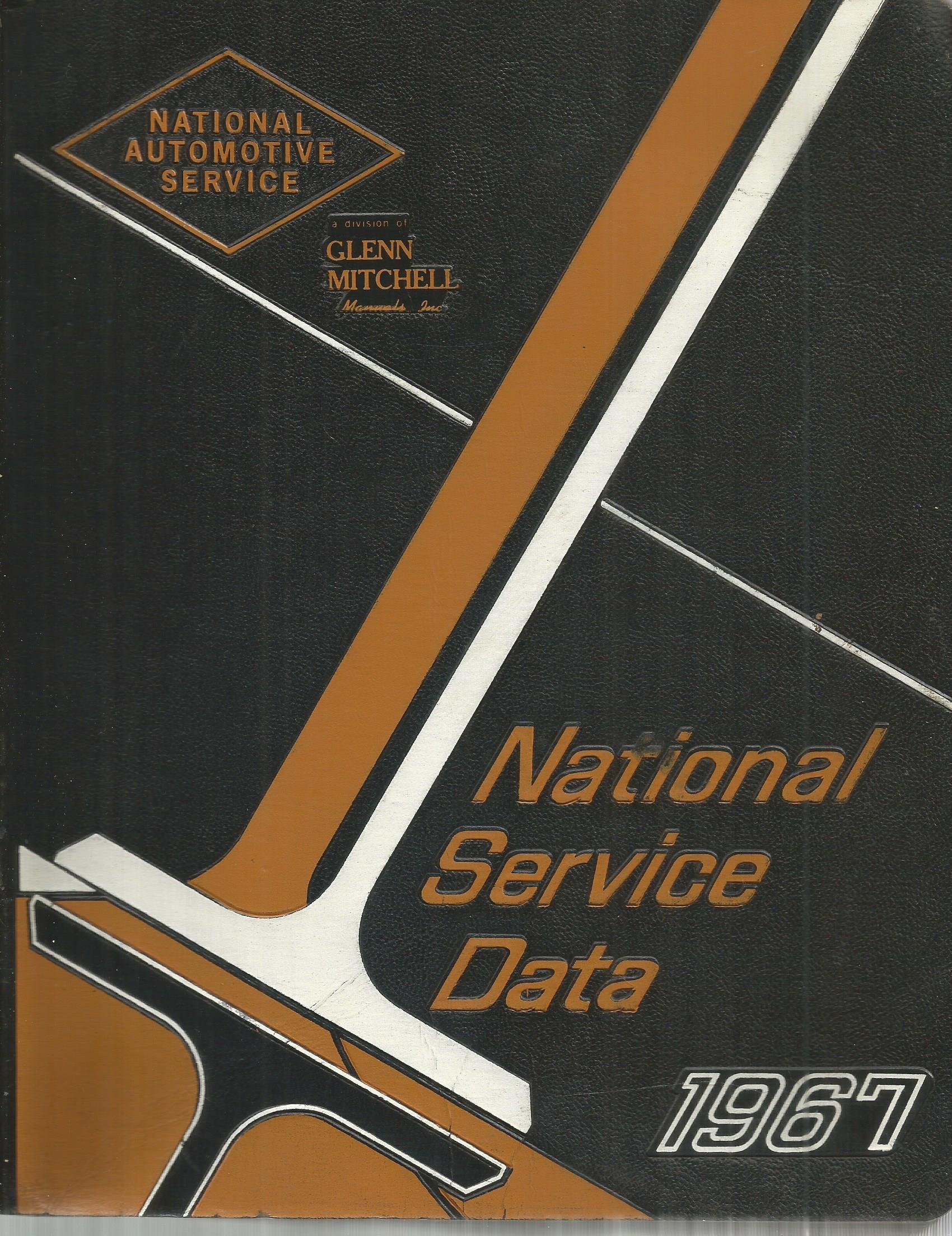 1967 Advance National Service Data: National Automotive Service:  Amazon.com: Books