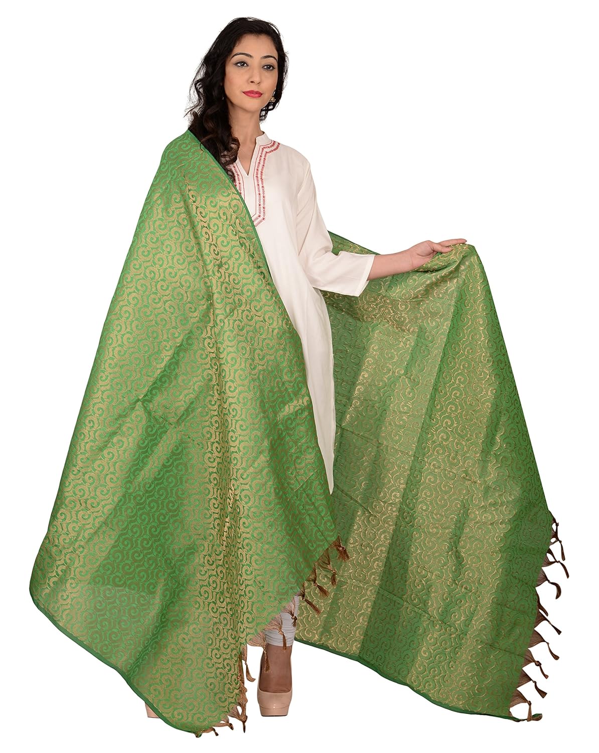 youthquake women's art silk dupatta