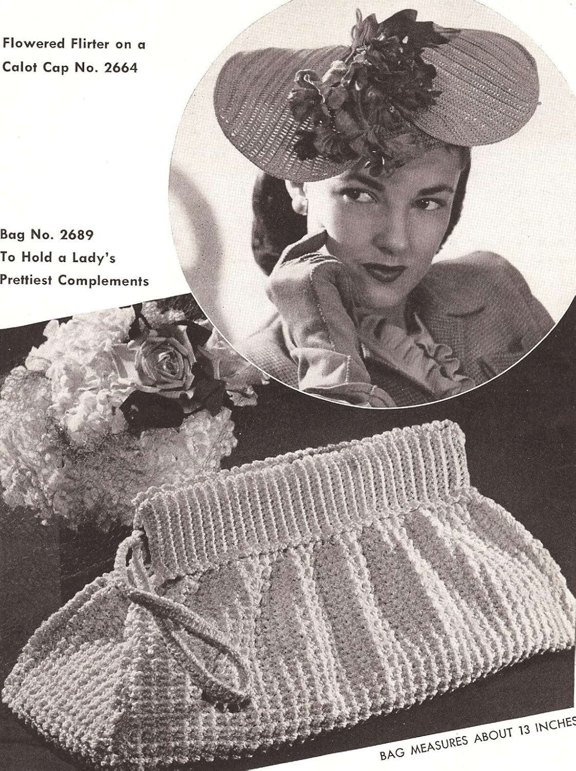 vintage crochet clutch pattern
