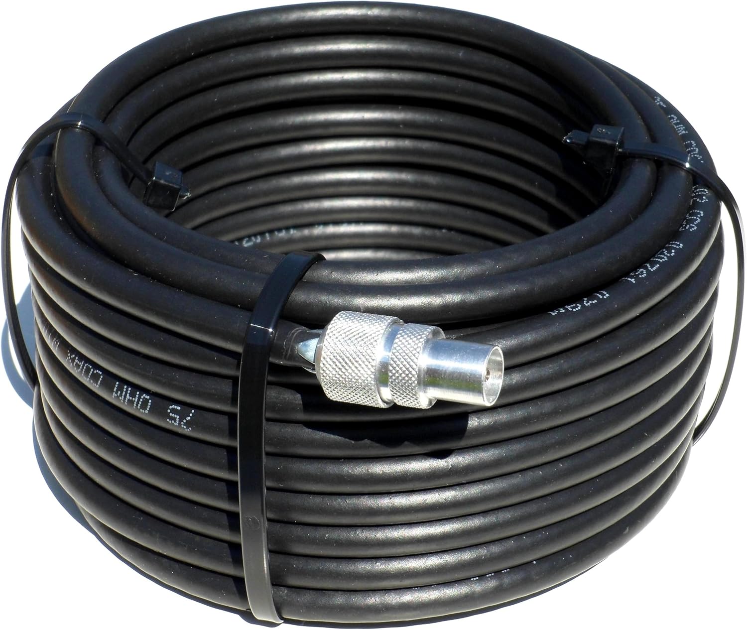 30m Aerial Cable Single Black Extension Kit Exterior Amazon.co.uk