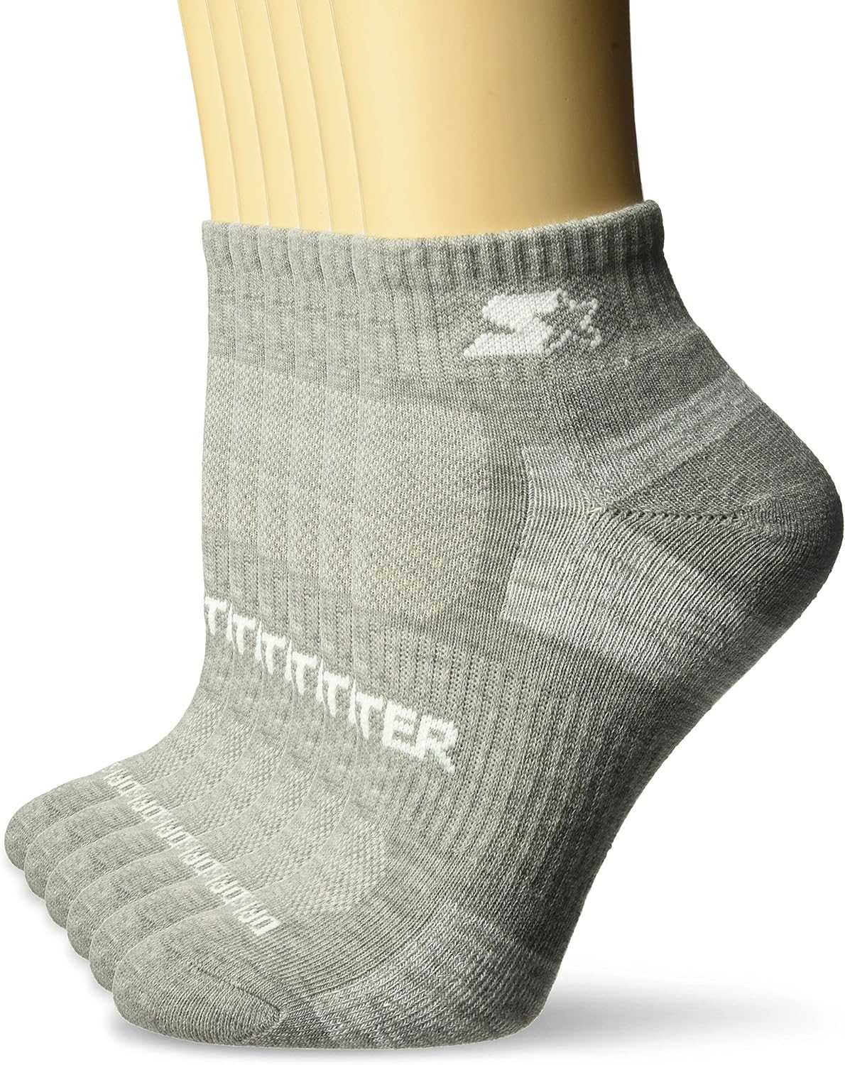 Starter Women's 6-Pack Quarter-Length Athletic Socks,  Exclusive: Clothing