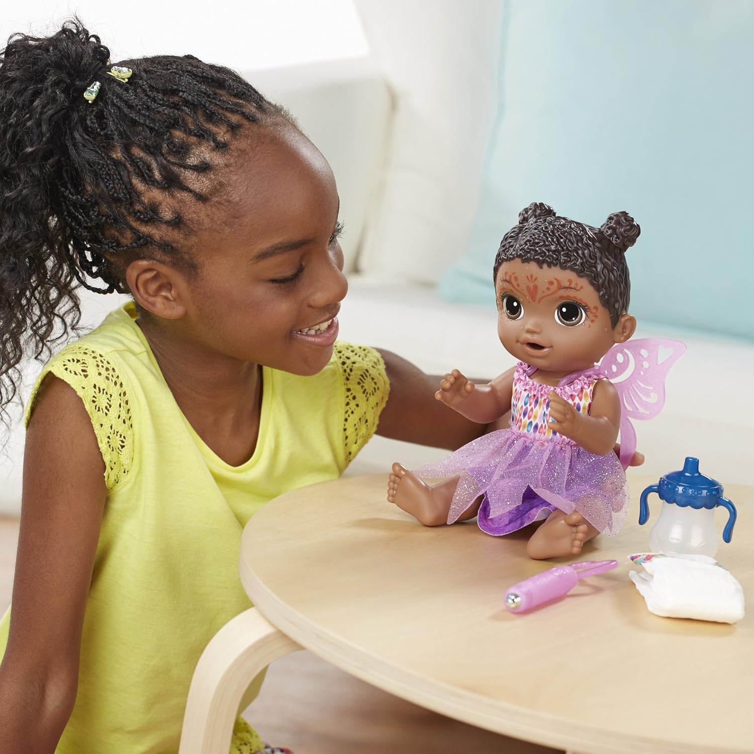 baby alive face paint fairy