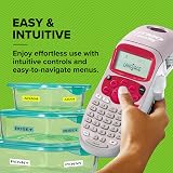 Dymo LetraTag LT-100H Label Maker Pink ABC Keyboard 13-Char LCD view 6