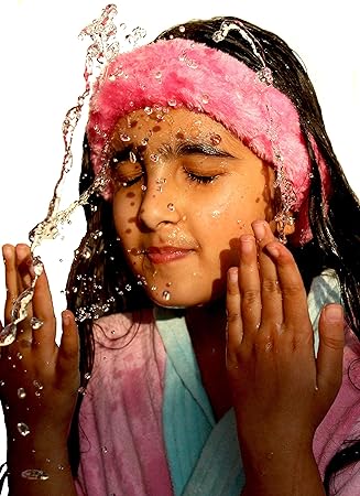 U & U UNIQUE UTILITIES MakeUp Shower Facial Time Headband for Women (Baby Pink) -Pack of 2