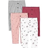 Simple Joys by Carter's Baby Girls' 4-Pack Pant
