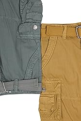 Raw X Boys Cargo Shorts 8-18 | 100% Cotton Belted