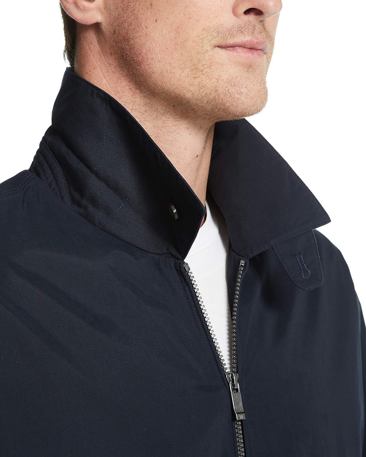 Weatherproof Men's Microfiber Classic Bomber Jacket at  Men’s Clothing store