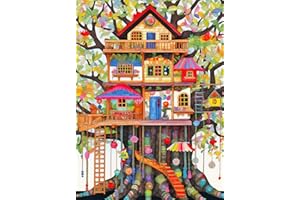 Cross & Glory - Fantastical Treehouse Escape - Jigsaw Puzzle for Adults 1000 Piece | Whimsical Art Style | Fun Puzzle Challen