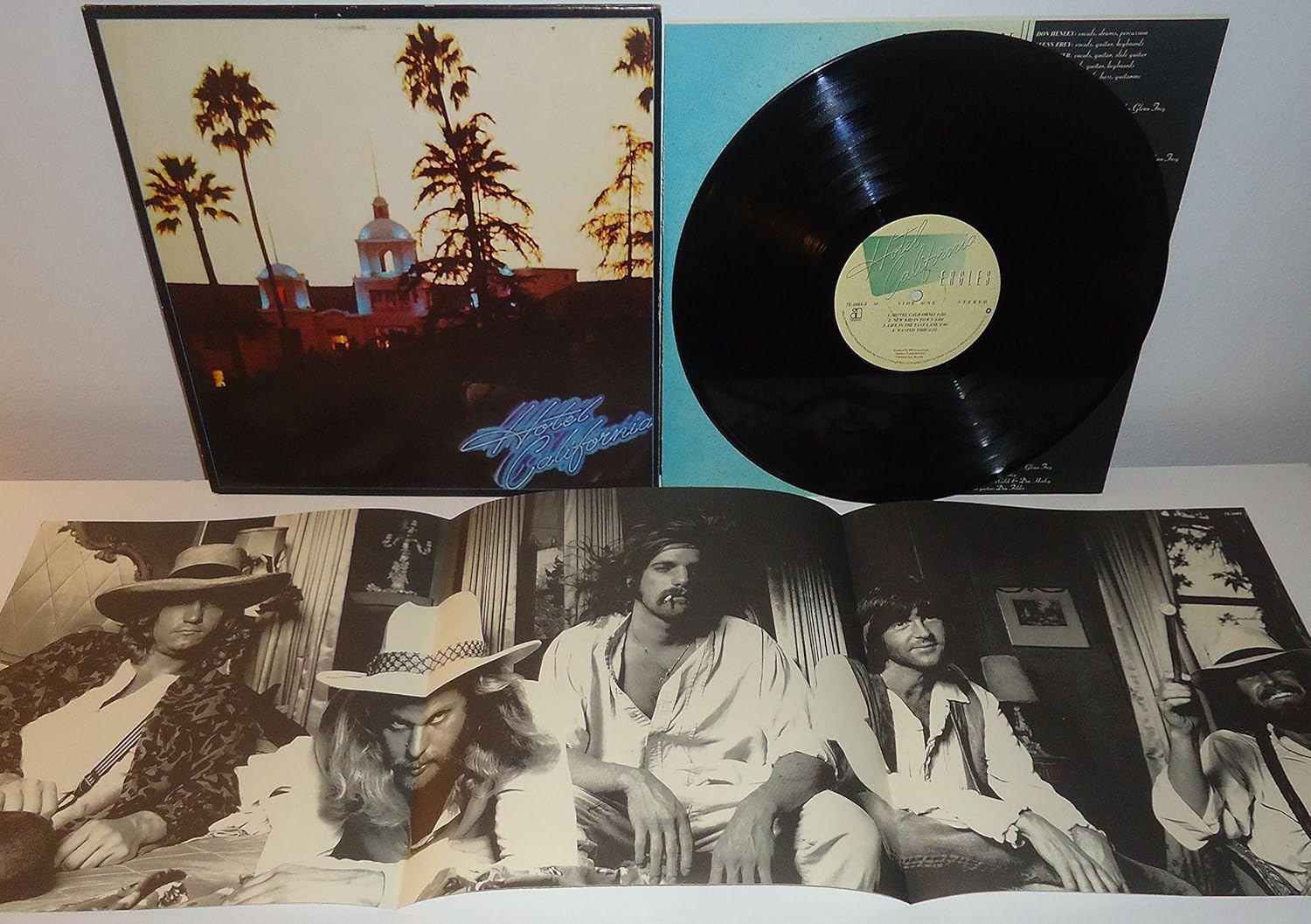  Eagles Hotel California 6E103 1976 Rock Music Vinyl Record LP Album Original Canadian