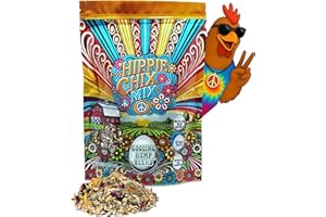 Thorns & Thyme Hippie Chix Mix Hemp Blend – High-Protein Herbal Supplement for Chickens – Supports Molting, Immunity & Egg Production – Helps Deter Pests Naturally – Made in The USA