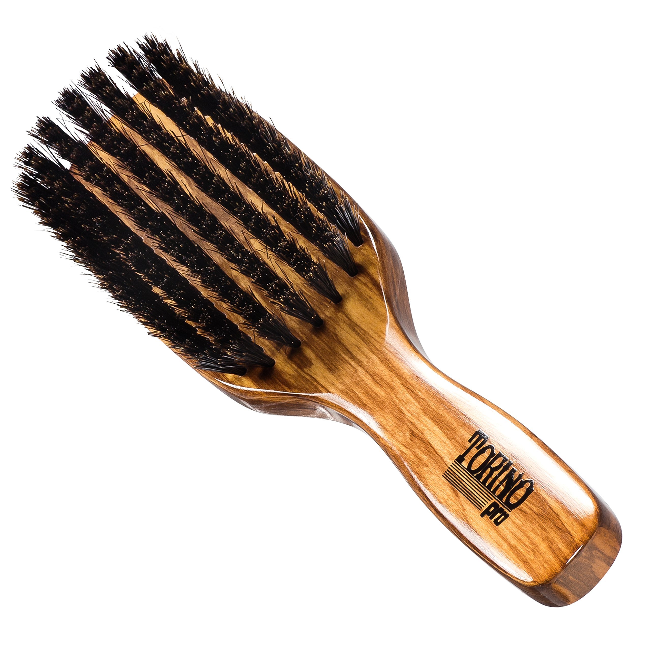 Torino Pro Wave Brush 606 By Brush King Medium 360 Waves Brush 7 Row, Medium
