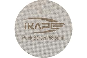 SCCODYERO IKAPE 58.5mm Espresso Puck Screen, 1.7mm Thickness 100μm Puck Screen Reusable Stainless Steel Espresso Coffee Accessories Puck Screen for 58mm Portafilter