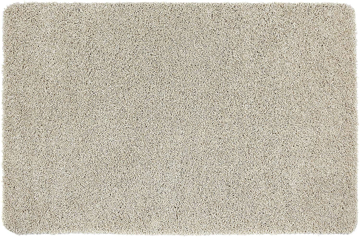 Buddy Mat Beige 80x120cm Stain & Fade Resistant Rug Ultra absorbent,anti-slip for all busy areas
