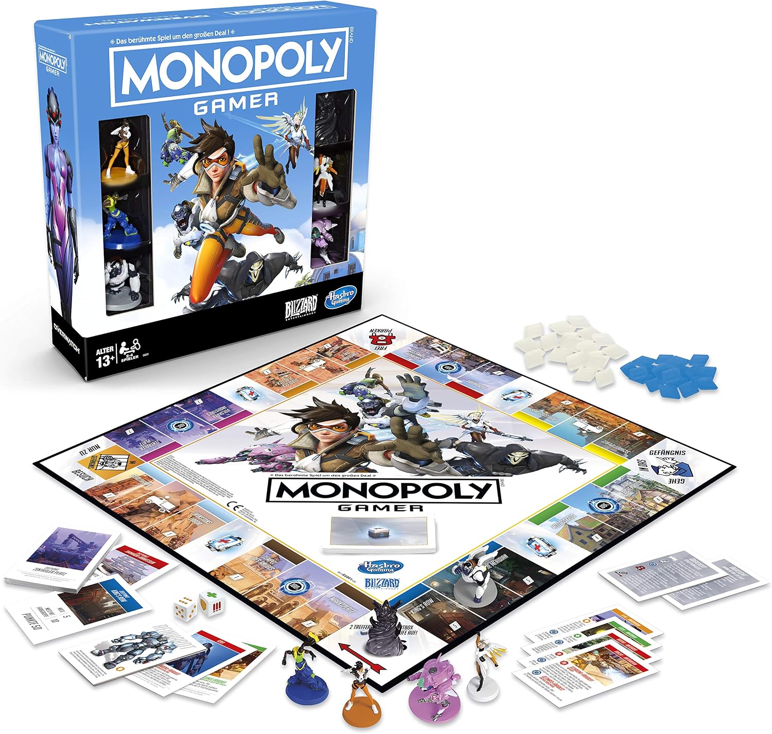 Hasbro Gaming E6291100 Monopoly Gamer Collector's Edition Board Game from 13 Years Gift for Overwatch Players