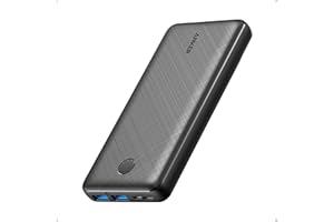 Anker Portable Charger, Power Bank, 20,000 mAh Battery Pack with PowerIQ Technology and USB-C (Recharging Only) for iPhone 15