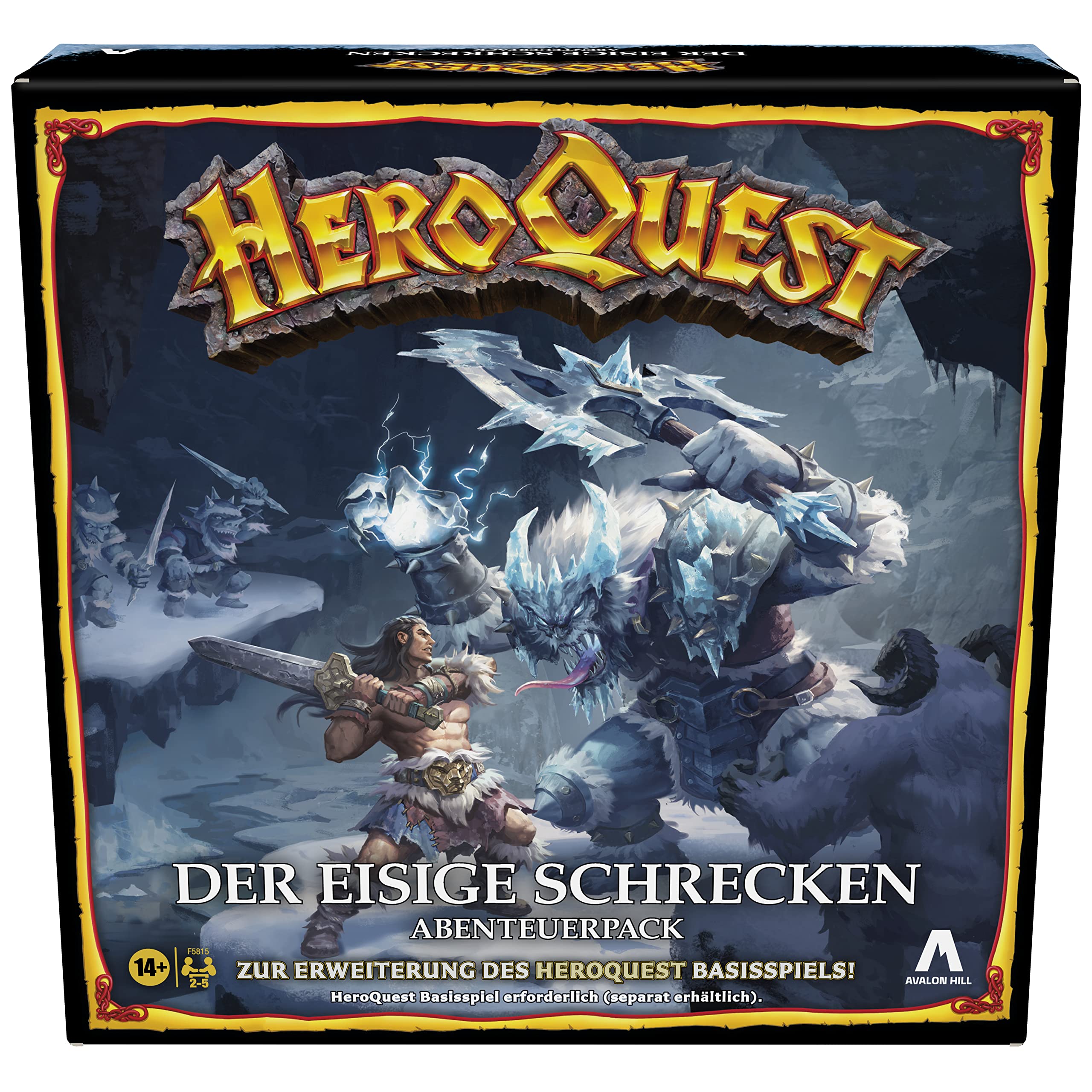 Avalon Hill HeroQuest The Ice Terror Adventure Pack, Ages 14+, HeroQuest Base Game Required