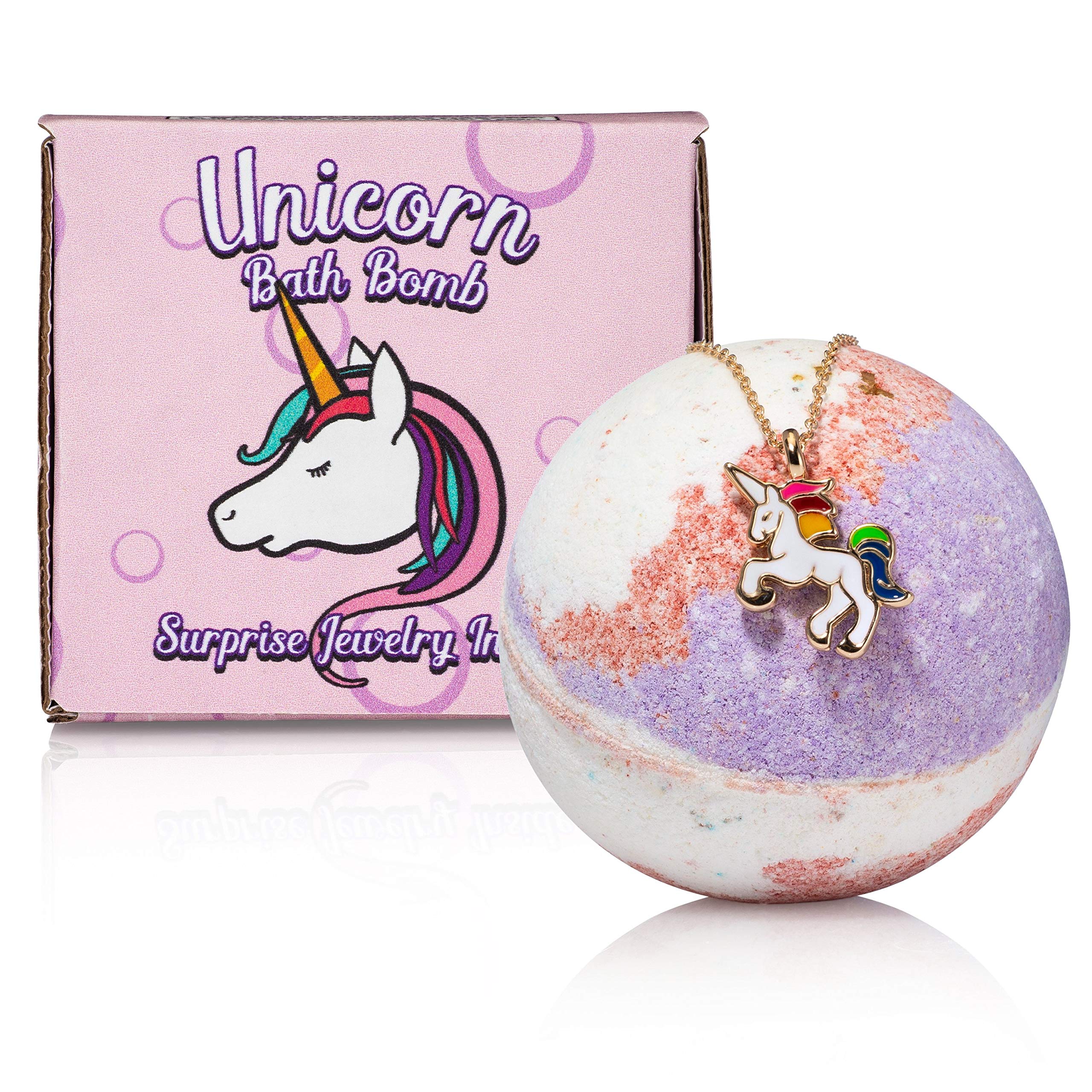 Mua Unicorn Bath Bomb with Surprise Necklace for Girls. Bath Bombs for