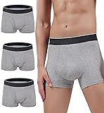 AIRCUTE Men Urine Incontinence Underwear Fly Front