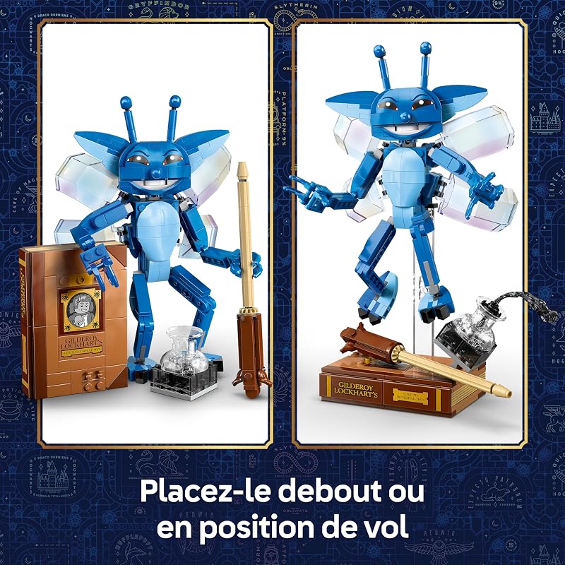 Harry Potter Le Lutin de Cornouailles - Jouet Figurine - Décoration pour Chambre ou Bureau avec Livre & Baguette de Gilderoy Lockhart - Cadeau d'anniversaire pour Fille ou Garçon dès 8 Ans 76461 — photo 5 sur 8