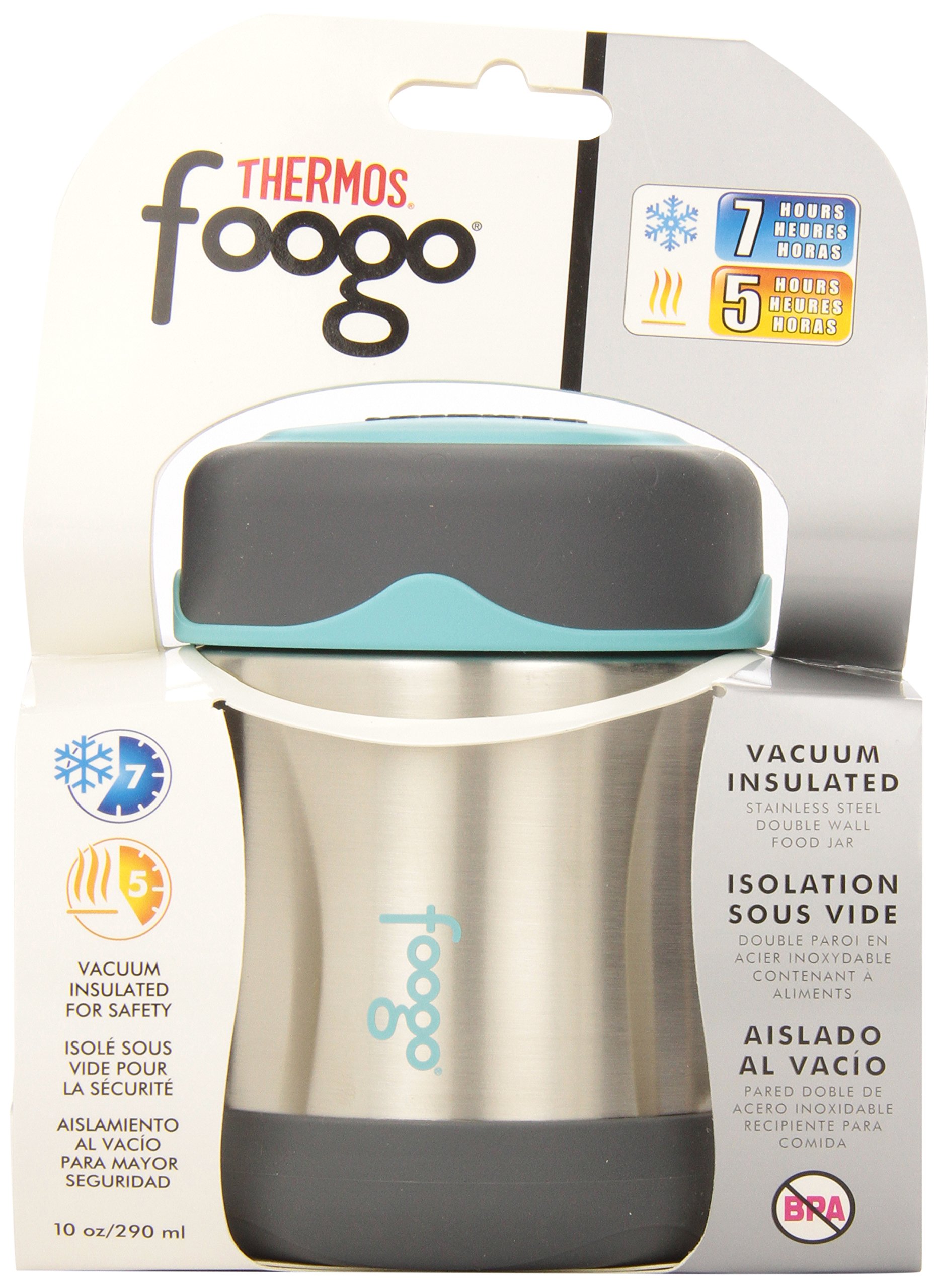 Thermos Foogo Vacuum Insulated Stainless Steel 10Ounce Food Jar