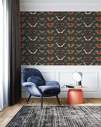 Muravie Vintage Butterflies Art Deco Wallpaper