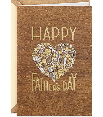 S&O Father's Day Card, Premium 5x7, Gold Foil Greeting Card For - View #7