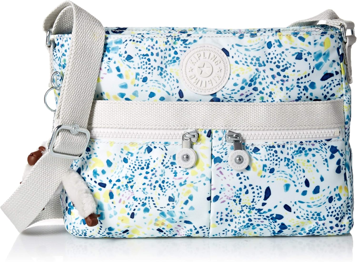 Kipling Women's Angie Solid Convertible Crossbody Bag, Sparkly Gold