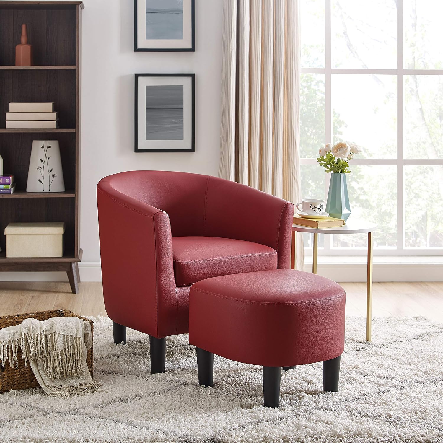 Best red accent arm chairs