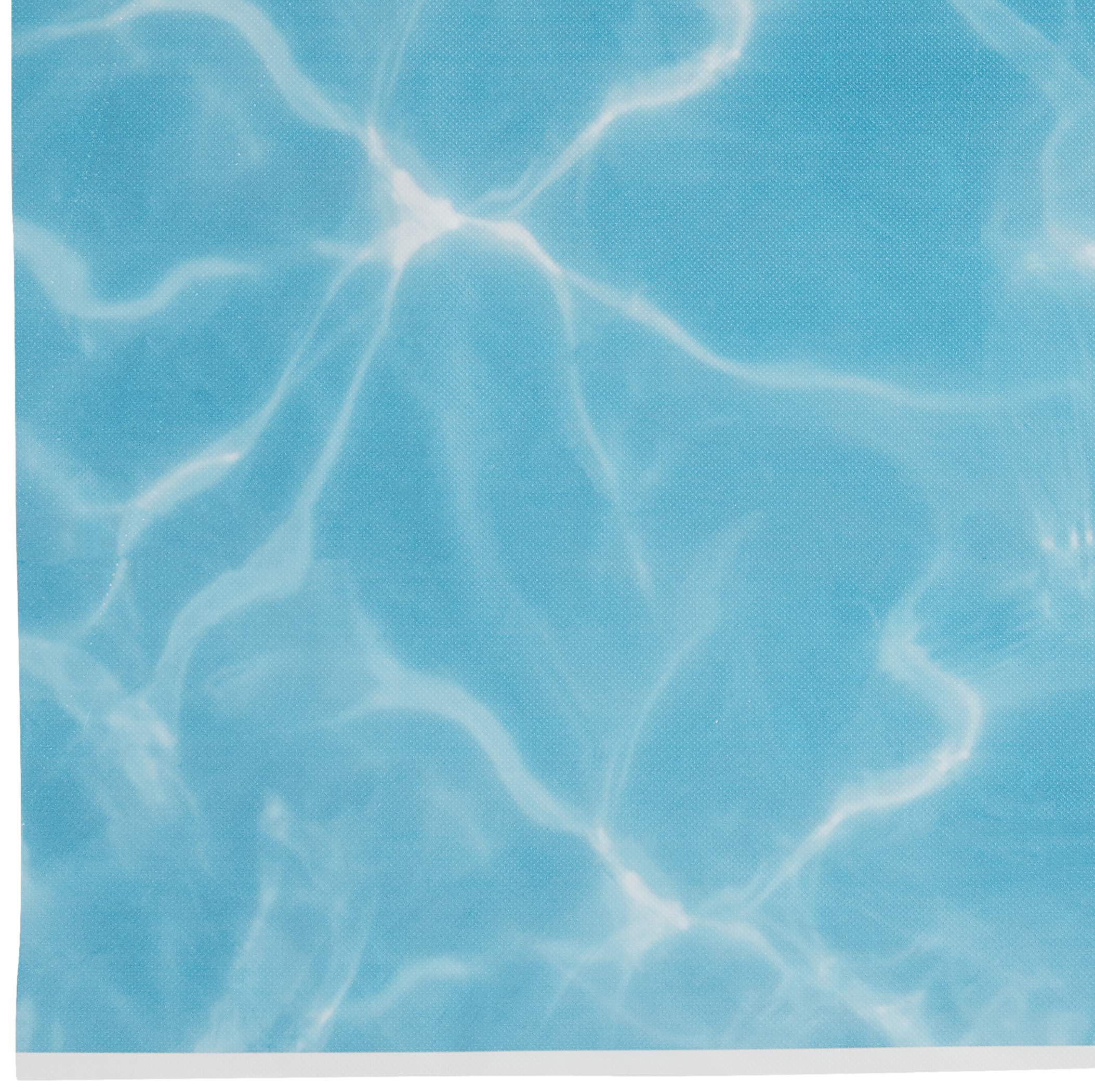 Creative Converting 329657 Plain Water Print Plastic Tablecloth