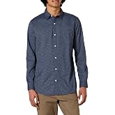 Amazon Essentials Men's Long-Sleeve Regular-Fit Stretch Poplin Shirt