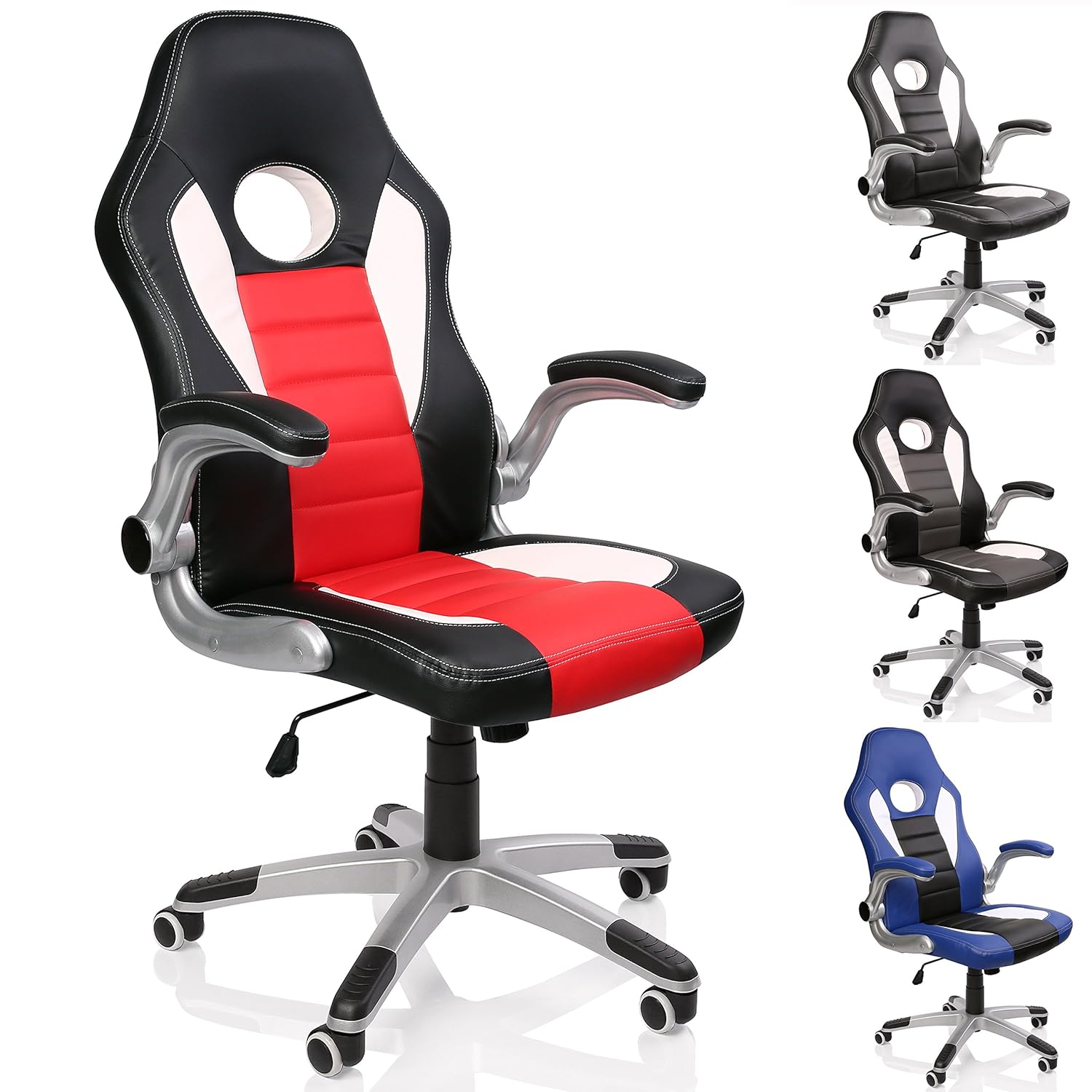 TRESKO Silla de oficina Racing Gaming silla de escritorio ordenador giratoria sillón