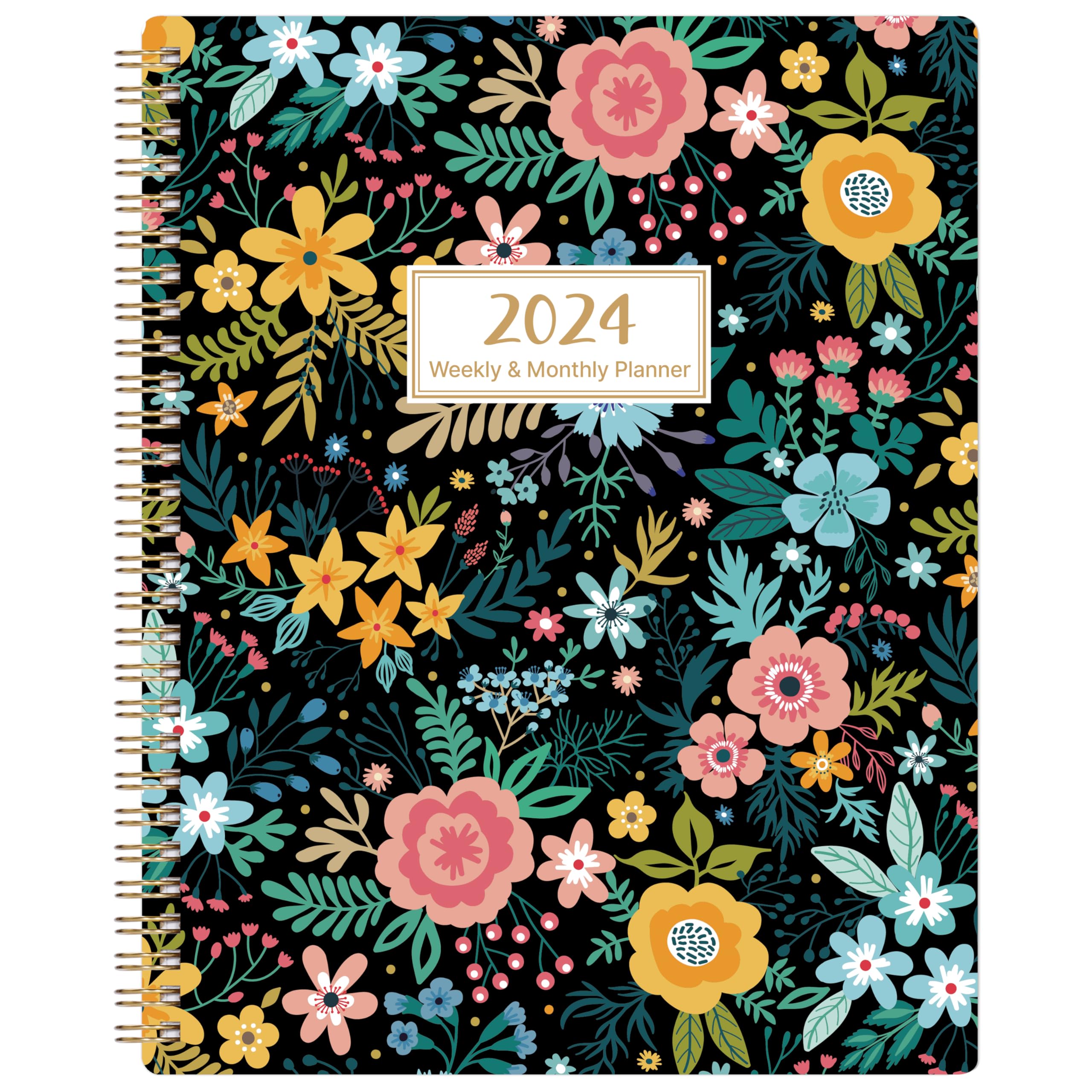 Mua 2024 Planner - Weekly & Monthly Planner 2024 with Twin-wire Binding ...