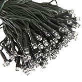 Outdoor String Lights &ndash; Solar Powered Hanging Lighting with Cool White Lights for Patio, Backyard, Garden, and Events by Pure Garden