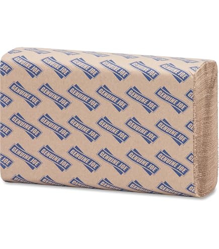 Genuine Joe GJO21100 Multifold Towels - 9.5 X 9.10 Inches, 48 Packs Of 250 Sheets, White Embossed Restroom Towels