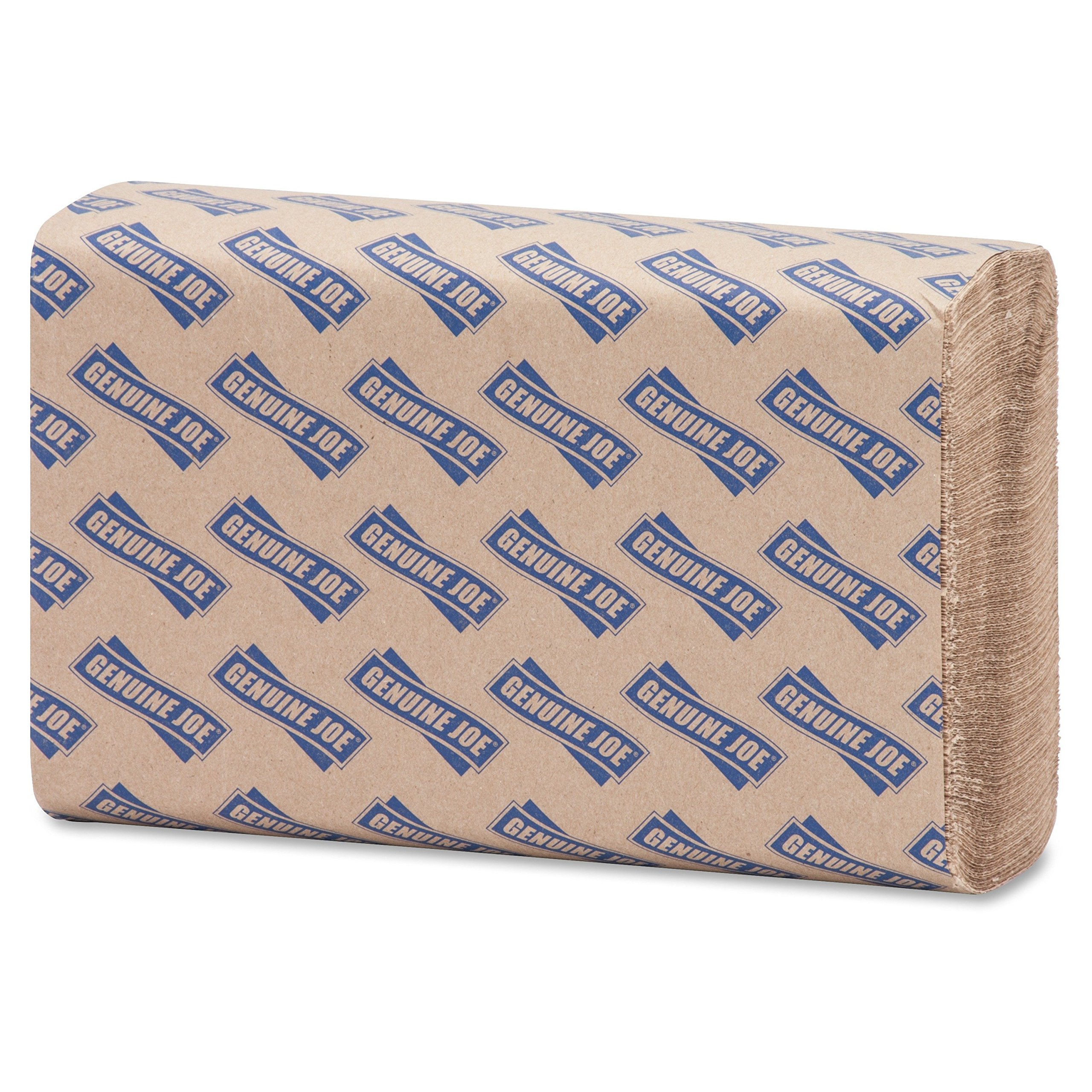 Photo 1 of Genuine Joe GJO21040 Multifold Natural Towels (16 Packs, 250 per pack)