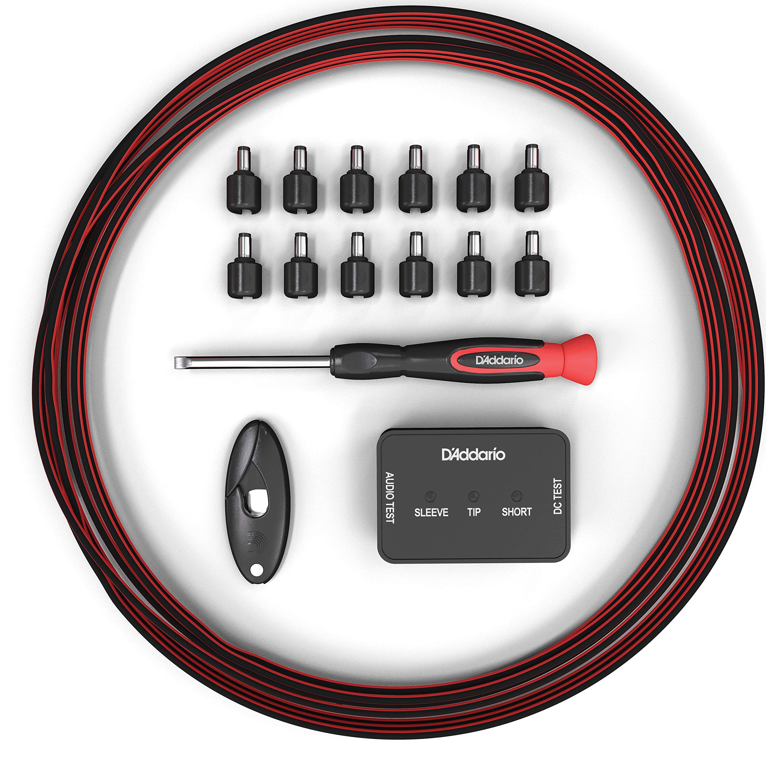D'Addario DIY Solderless Pedalboard Power Cable Kit, by D'Addario