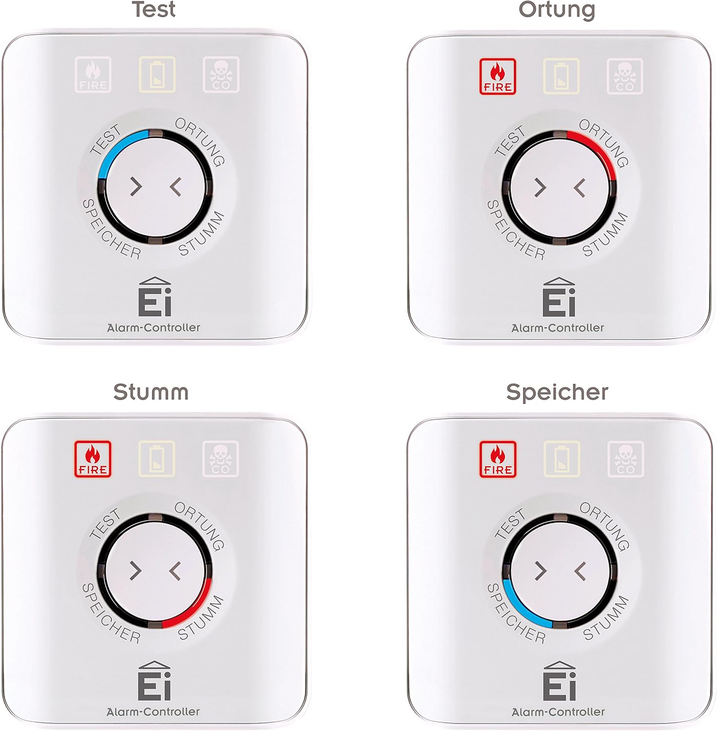 Aico EI450-1XD Detector, White - Image 3