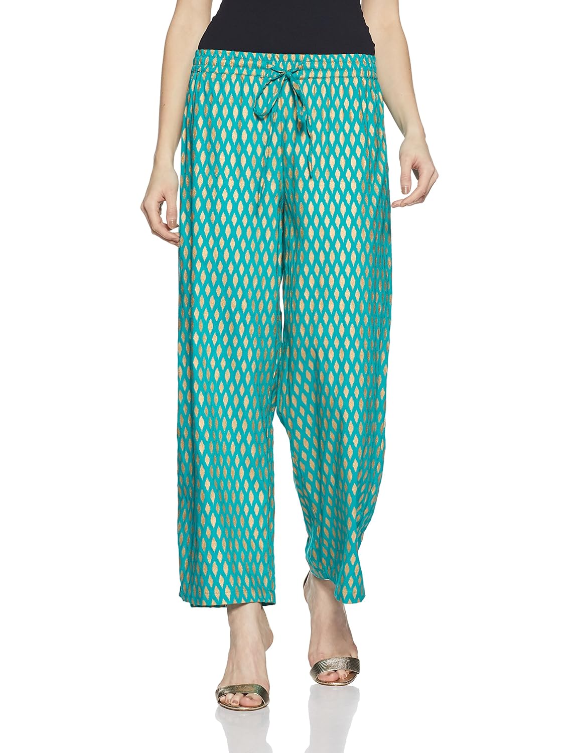 amazon brand- myx women's festive palazzo