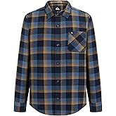 Quiksilver Boys Long Sleeve Flannel Shirt, Button Down Top, Stylish & Comfortable Fit